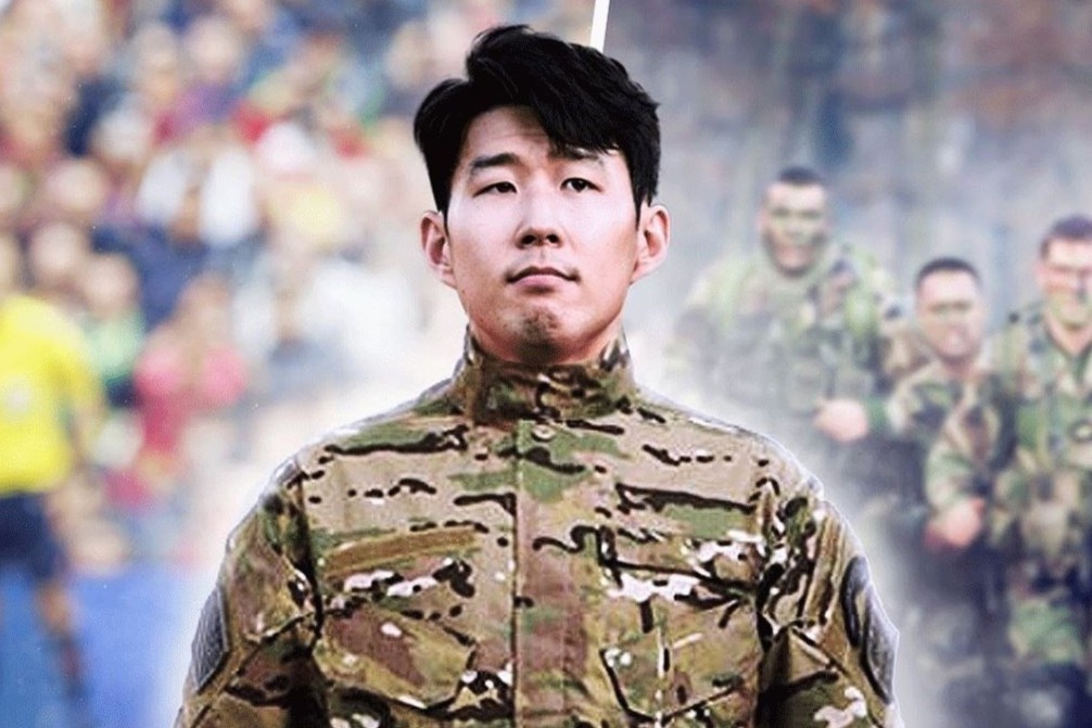 Son Heung-min sap phai hanh quan 30 km voi 40 kg quan tu trang hinh anh