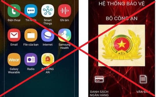 mất 6 tỷ vì phần mềm mạo danh Bộ Công an ảnh 1 mat 6 ty vi phan mem mao danh Bo Cong an anh 1