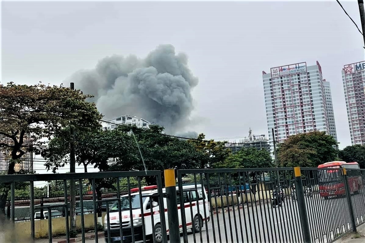 chay xuong in tai Ha Noi anh 1