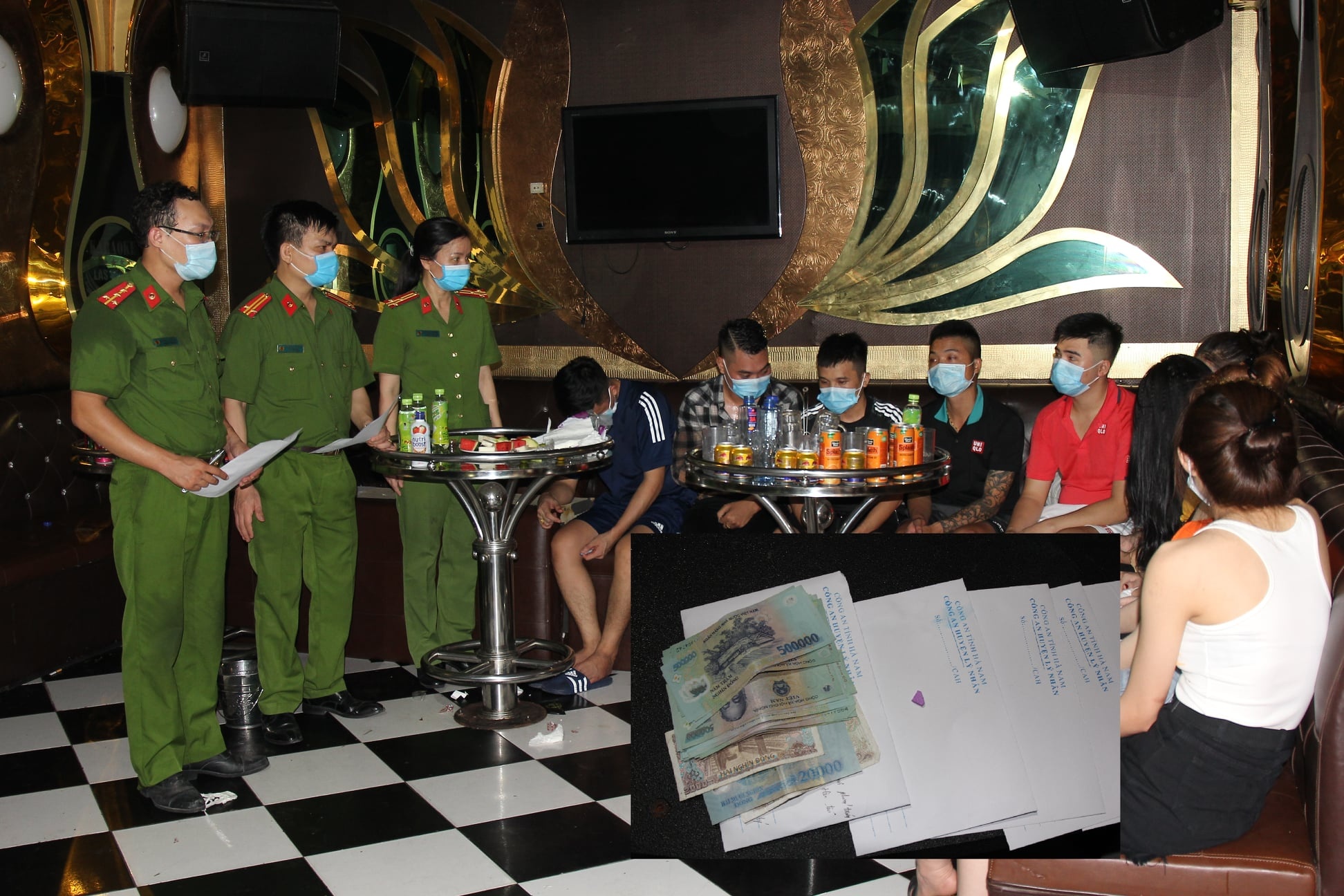 10 thanh niên mở tiệc ma túy ở quán karaoke ảnh 1 10 thanh nien mo tiec ma tuy o quan karaoke anh 1