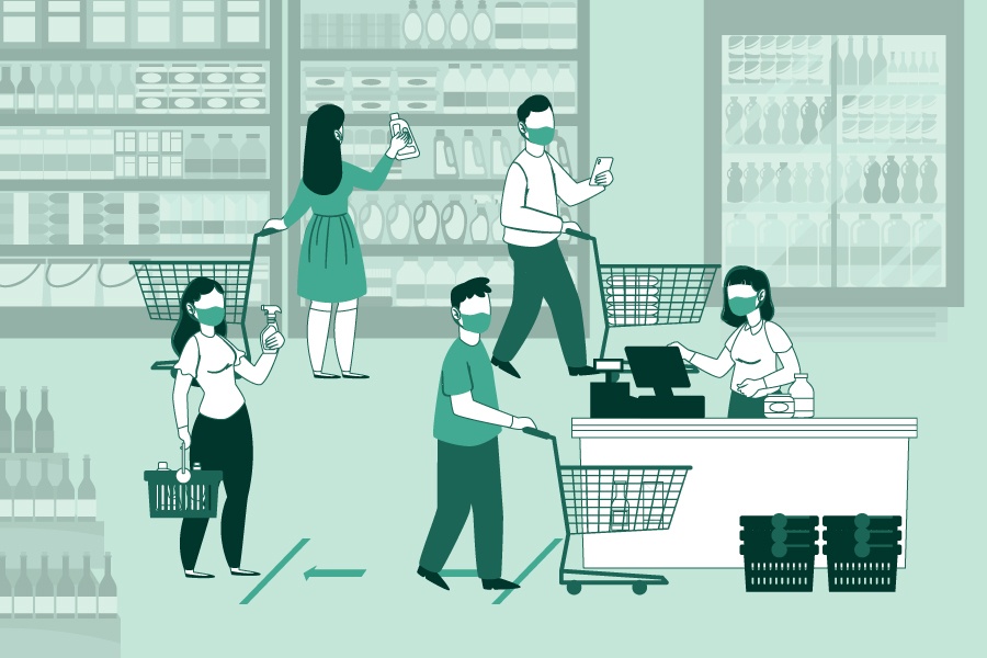 Nhung cua hang, dich vu duoc mo trong thoi gian gian cach xa hoi hinh anh