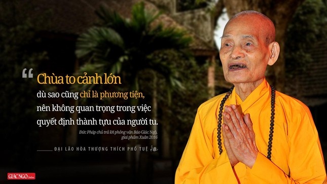 Dai lao Hoa thuong Thich Pho Tue anh 1