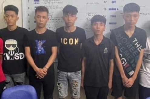 Doi tuong truy na cam dau nhom thanh nien, gay roi tai Hai Phong hinh anh