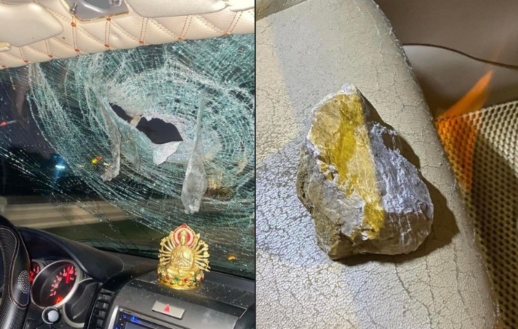 Ai chiu trach nhiem vu oto nghi bi nem da thung kinh tren cao toc? hinh anh