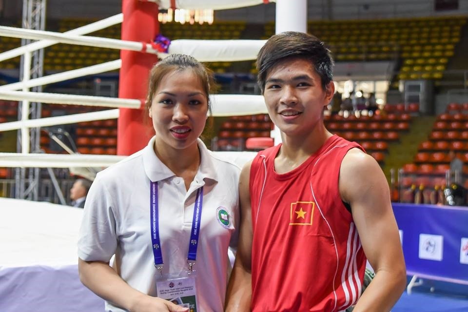 VDV Boxing bi nghi gia nu khong duoc thi dau o Dai hoi TDTT anh 1