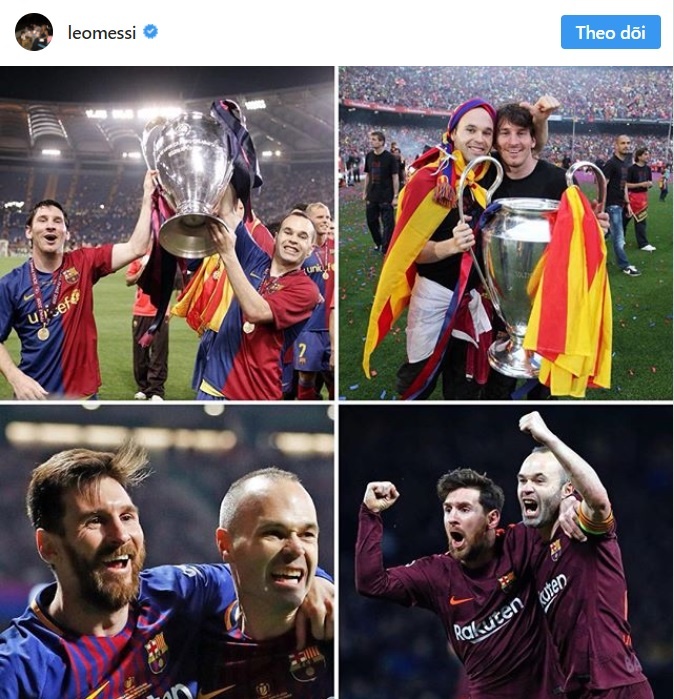 Messi xúc động khi nhớ về tháng năm rực rỡ cùng Iniesta ảnh 1 Messi xuc dong khi nho ve thang nam ruc ro cung Iniesta anh 1