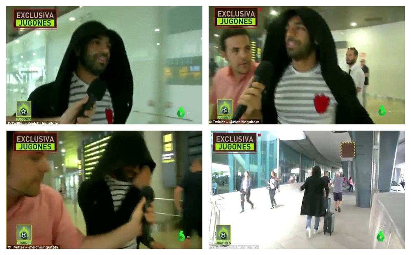 Salah 1 mình đến Tây Ban Nha, từ chối mọi câu hỏi của phóng viên ảnh 1 Salah 1 minh den Tay Ban Nha, tu choi moi cau hoi cua phong vien anh 1