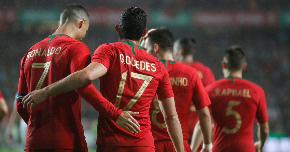 Bo Dao Nha dap chuyen bay den Nga,  Ronaldo xuat hien 'cuc ngau' anh 12