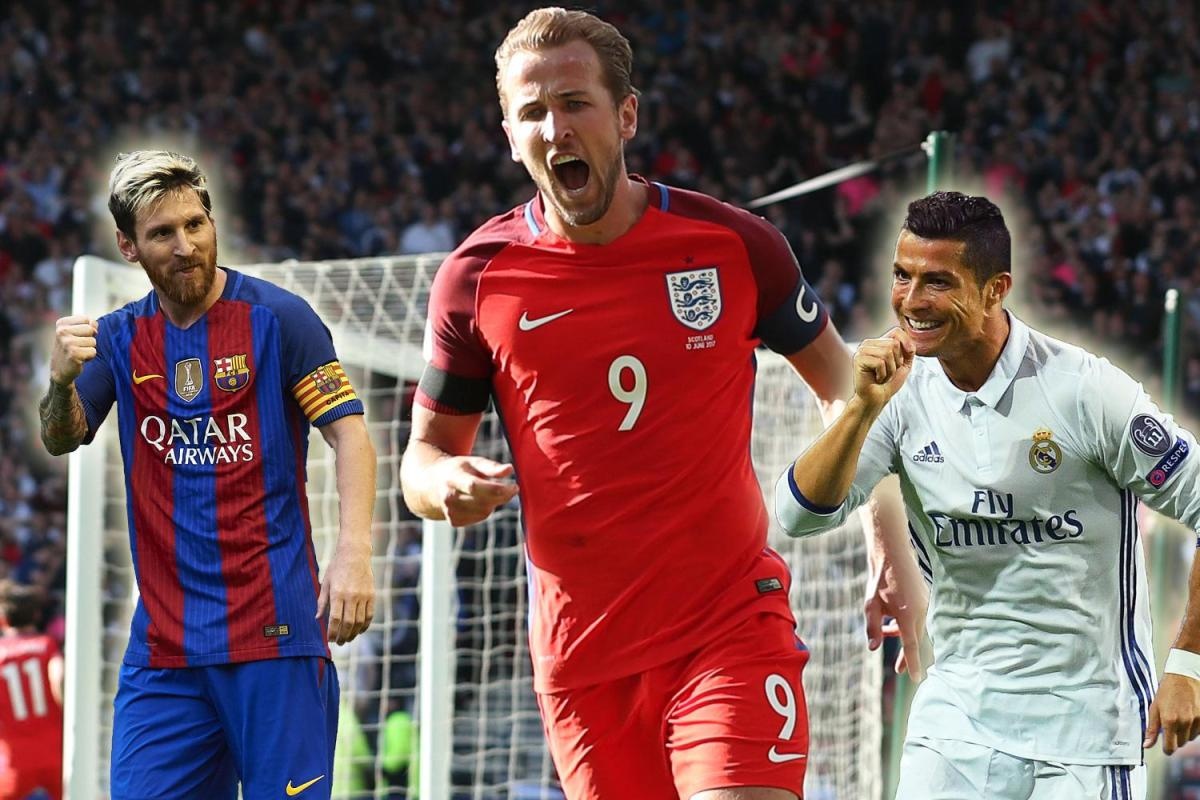 Harry Kane muon vi dai nhu Ronaldo va Messi hinh anh
