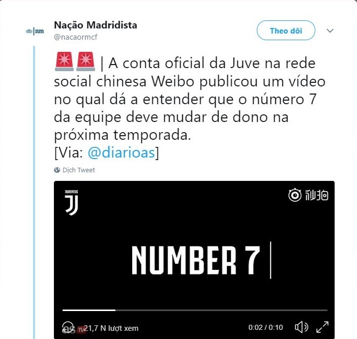 Juventus tung doan clip am chi den so 7 cua Ronaldo? anh 1