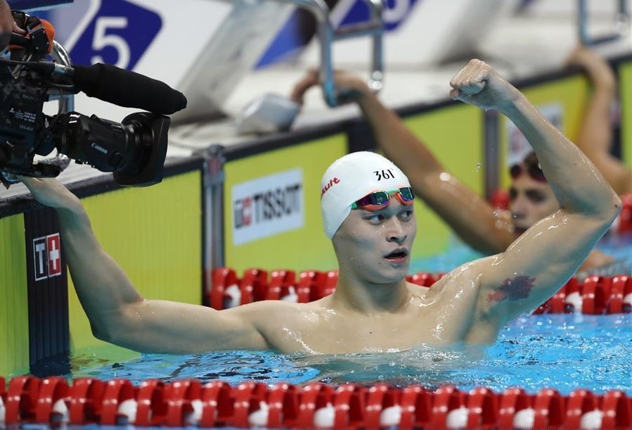 Hoàng Quý Phước xếp chót, Sun Yang thống trị cự ly 200 m bơi tự do ảnh 1 Hoang Quy Phuoc xep chot, Sun Yang thong tri cu ly 200 m boi tu do anh 1