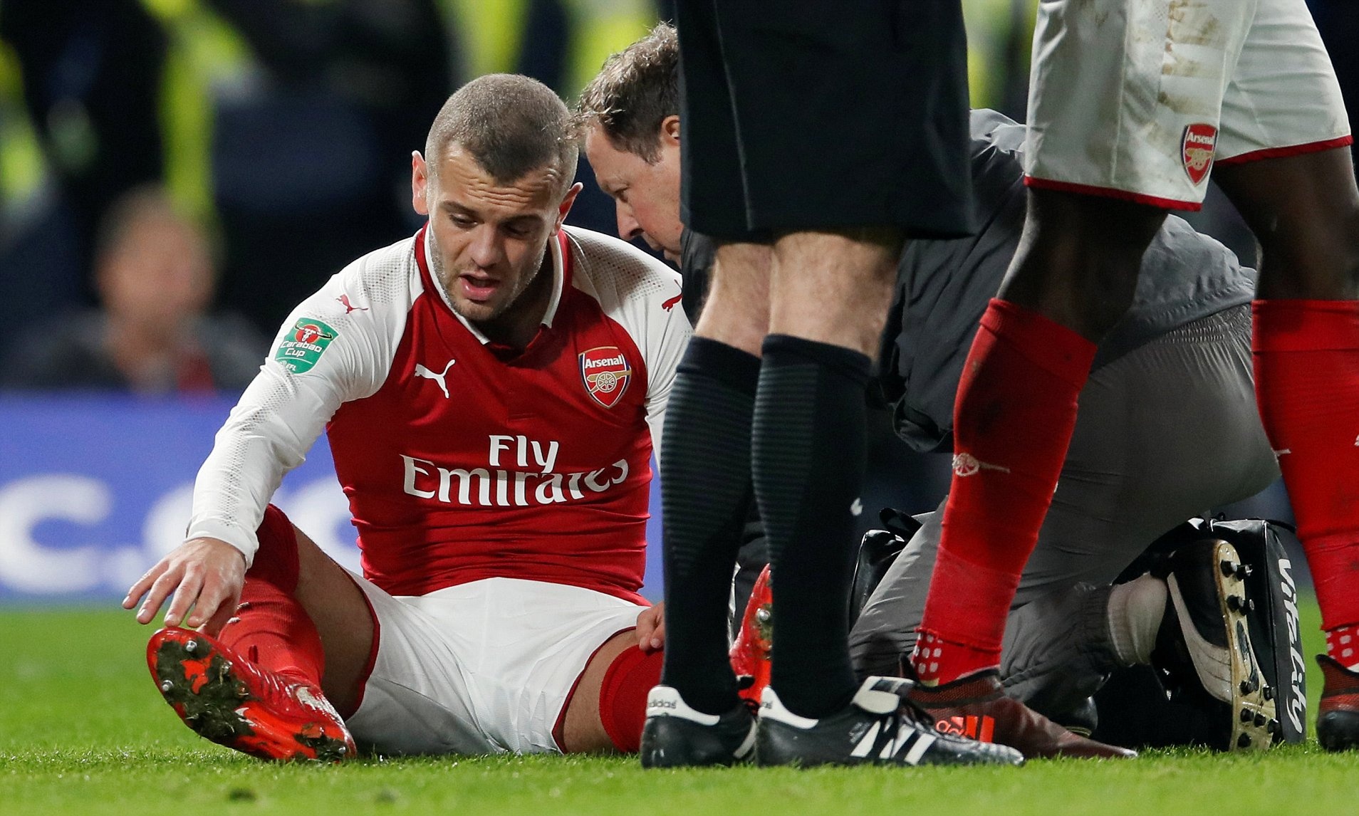 Wilshere lại chấn thương ảnh 2 Wilshere lai chan thuong anh 2