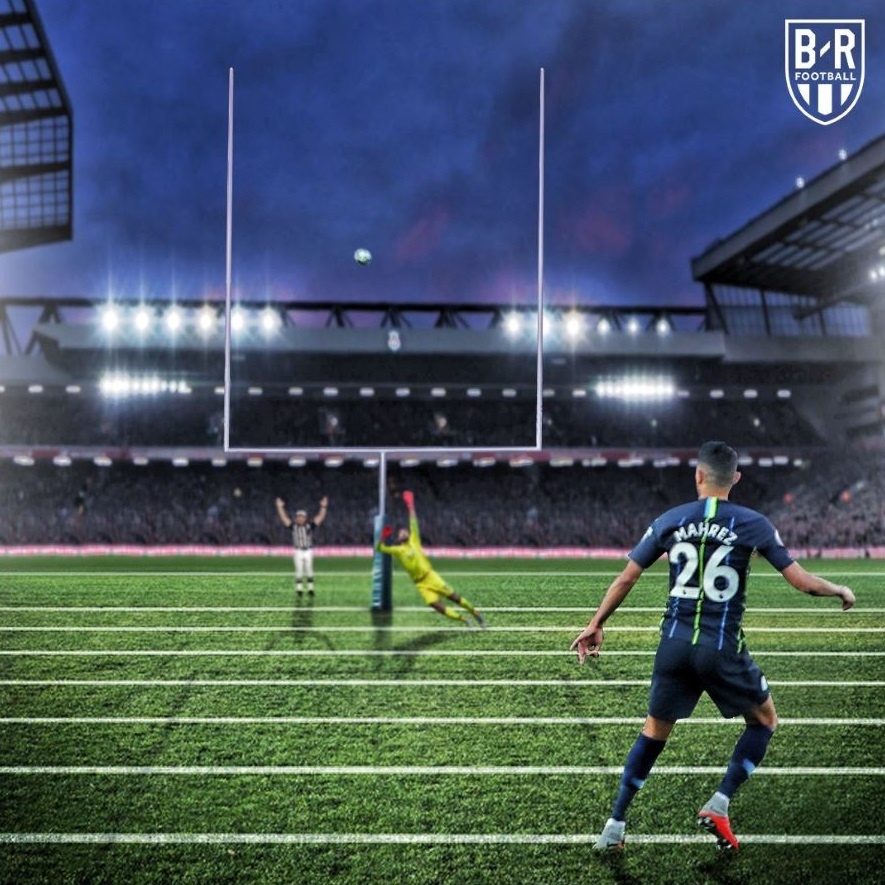 Mahrez bi che gieu sau cu sut 11 m len troi anh 6