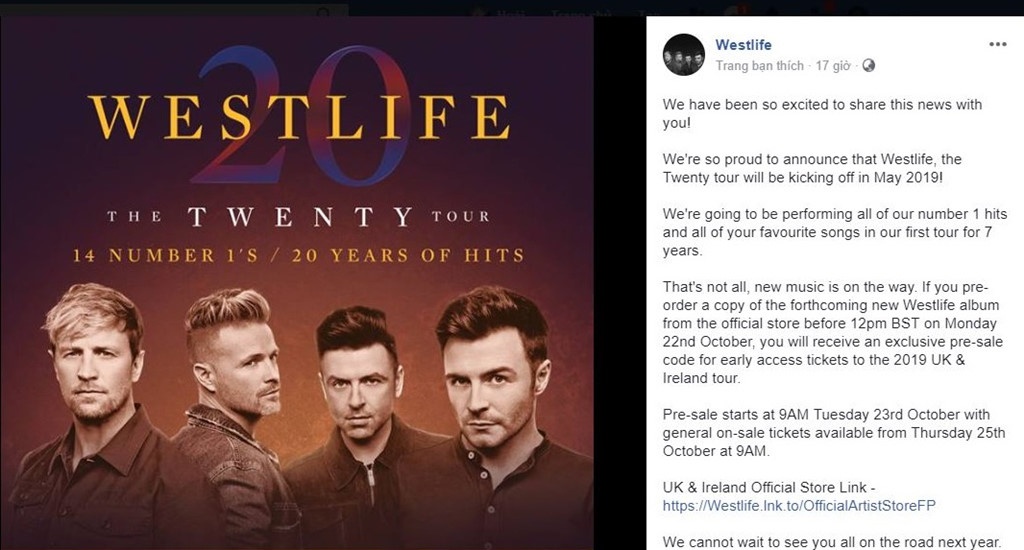 'My Love' va nhung ca khuc nen nghe it nhat mot lan cua Westlife anh 1