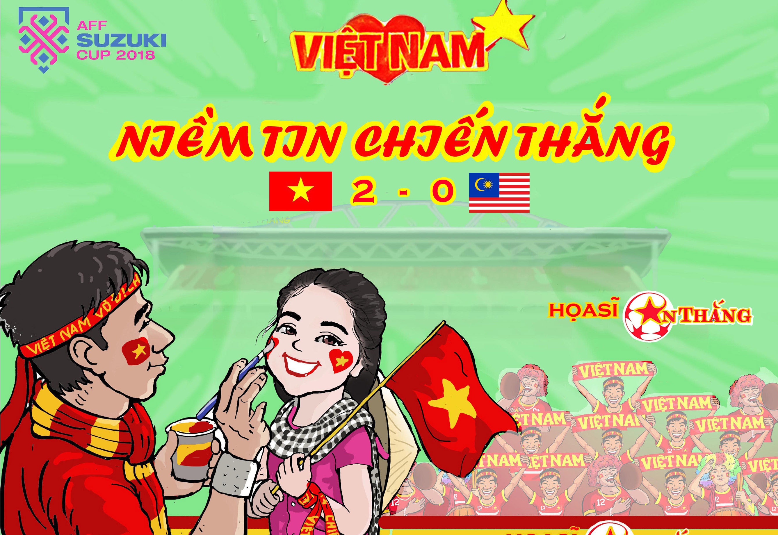 Hi hoa chien thang cua doi tuyen Viet Nam anh 15