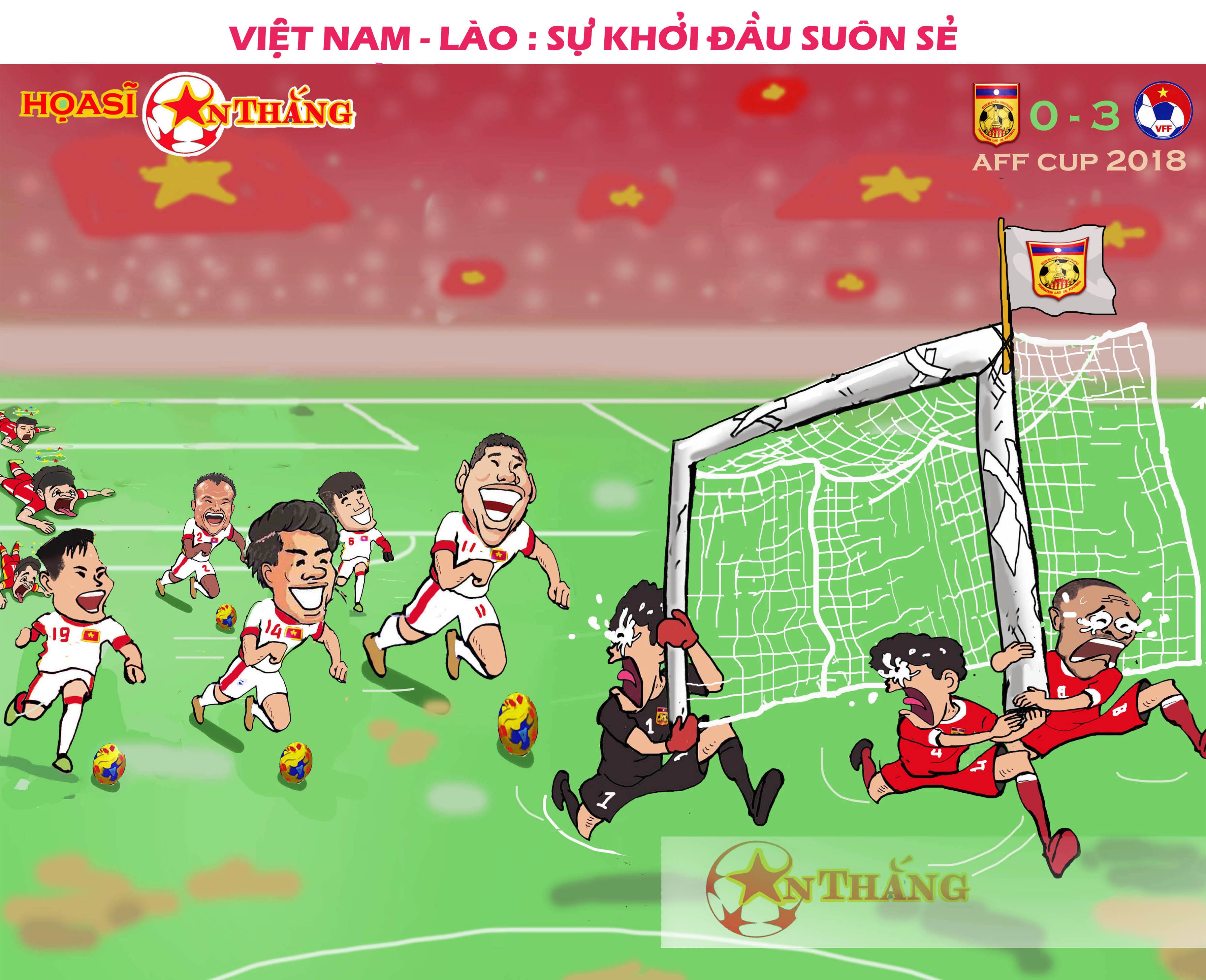 Hi hoa chien thang cua doi tuyen Viet Nam anh 1