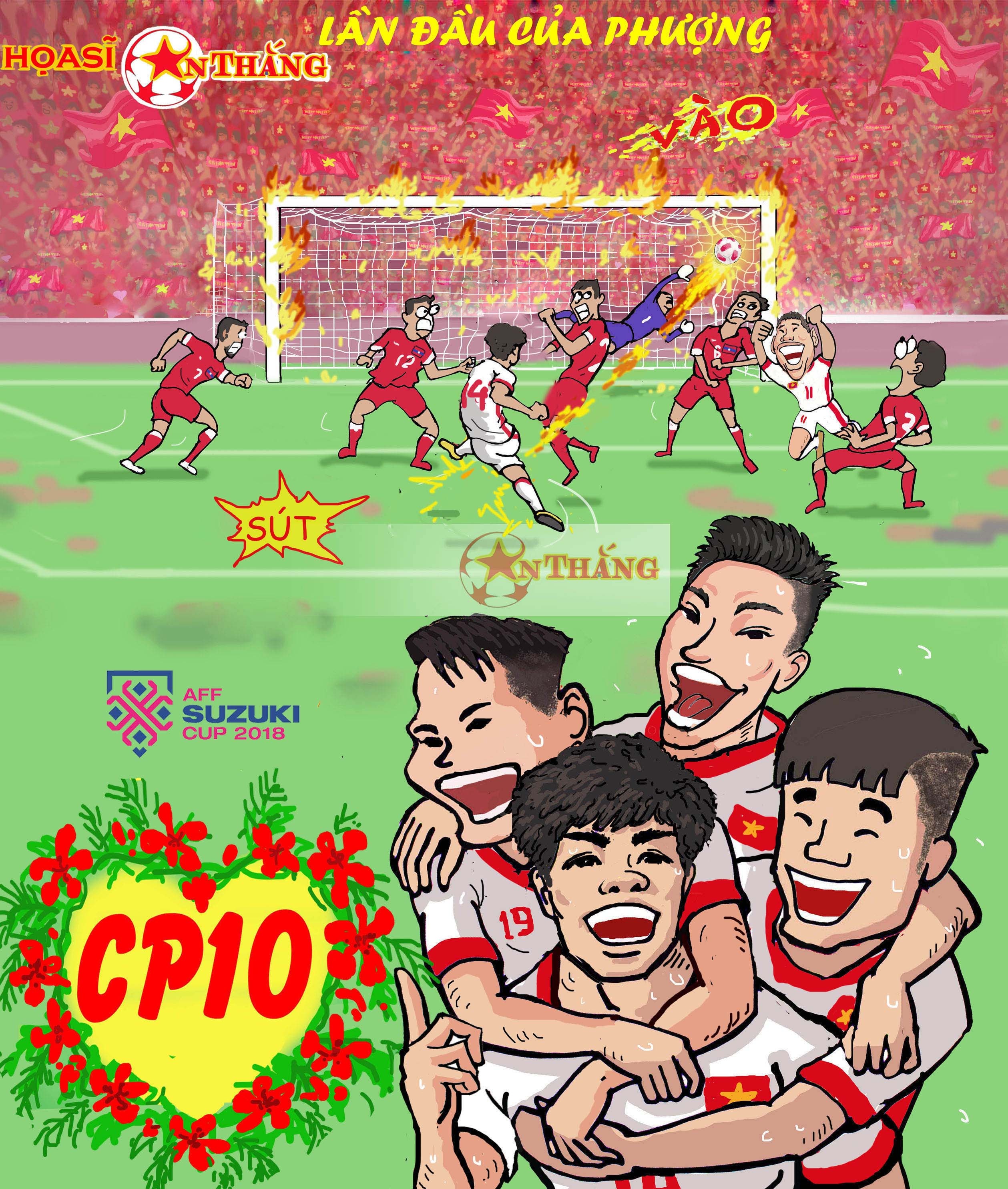 Hi hoa chien thang cua doi tuyen Viet Nam anh 2