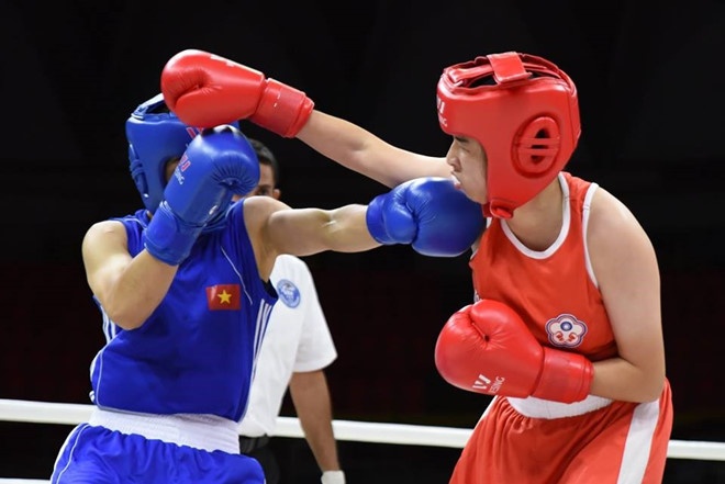 VDV Boxing bi nghi gia nu khong duoc thi dau o Dai hoi TDTT anh 2