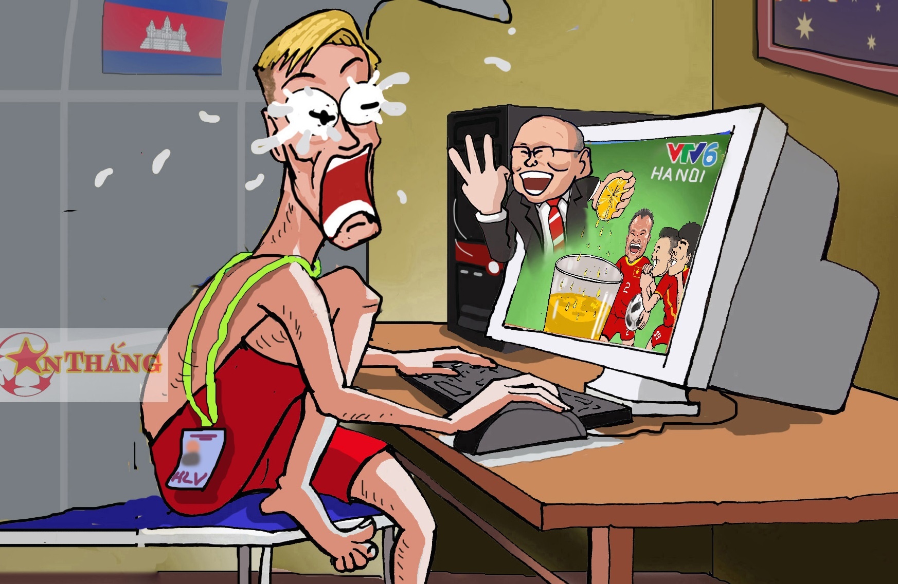 Hi hoa 'HLV online' Keisuke Honda bat luc truoc thay Park hinh anh
