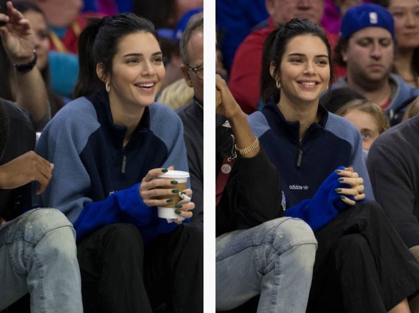 Kendall Jenner cổ vũ bạn trai chơi bóng rổ ảnh 1 Kendall Jenner co vu ban trai choi bong ro anh 1