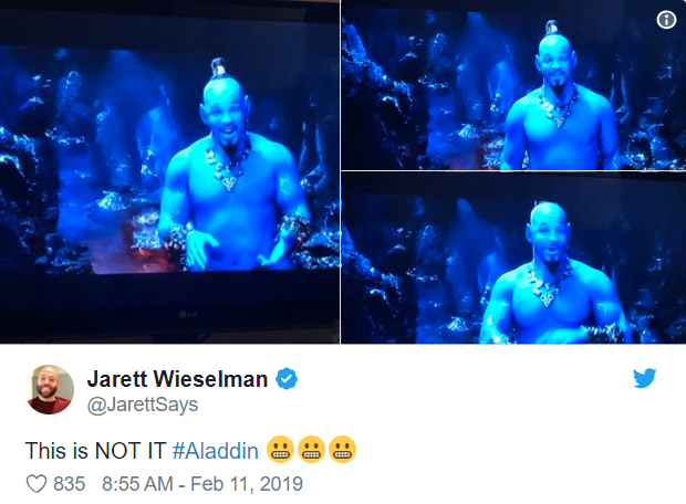 Thần Đèn Will Smith trong Aladdin bị chê ảnh 3 Than Den Will Smith trong Aladdin bi che anh 3