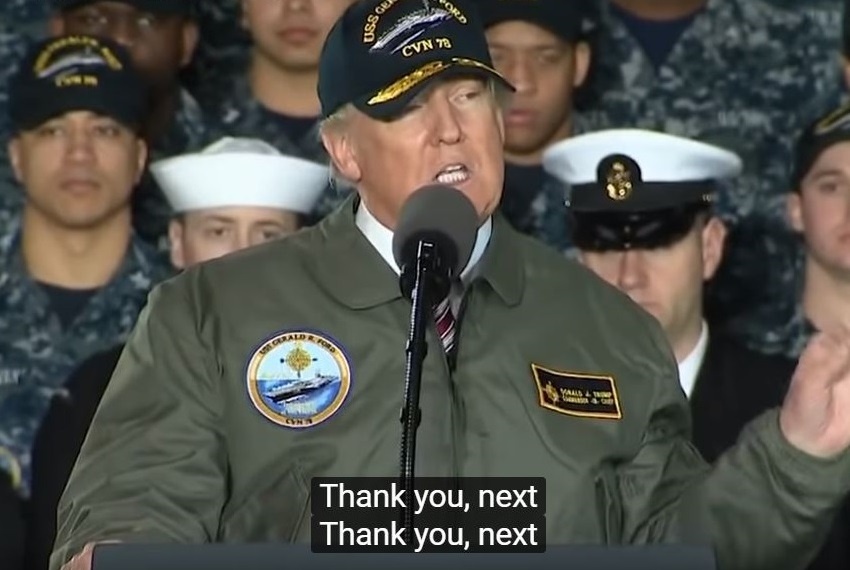 Clip chế Donald Trump hát hit ‘Thank U,  Next’ ảnh 1 Clip che Donald Trump hat hit ‘Thank U,  Next’ anh 1