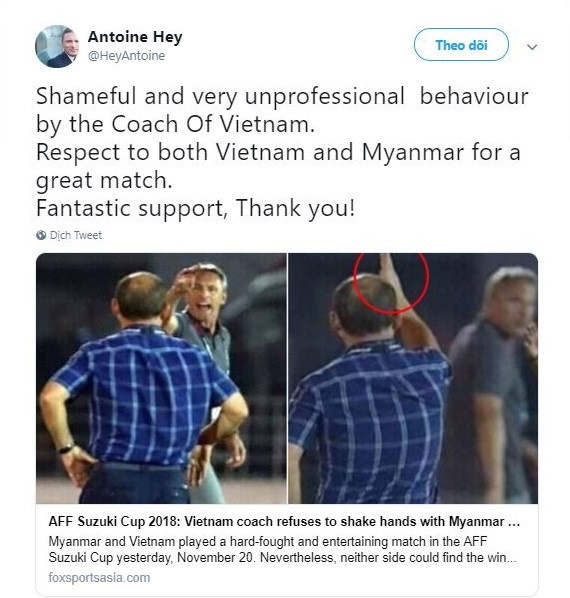 HLV chỉ trích thầy Park mất việc ở đội tuyển Myanmar ảnh 2 HLV chi trich thay Park mat viec o doi tuyen Myanmar anh 2