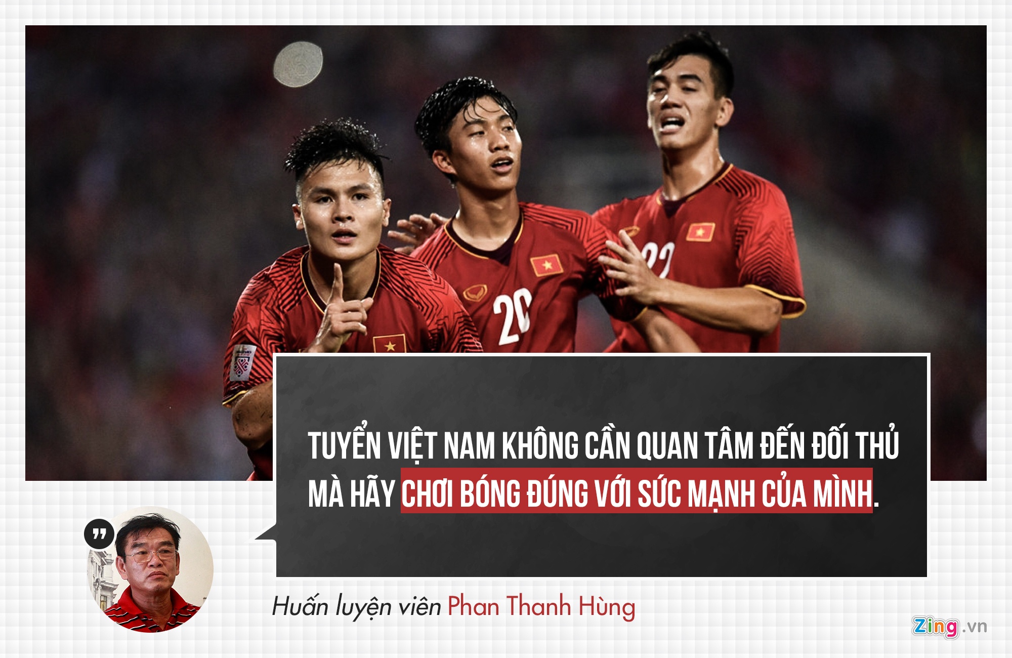 Doi tuyen Viet Nam nhan loi chuc anh 1