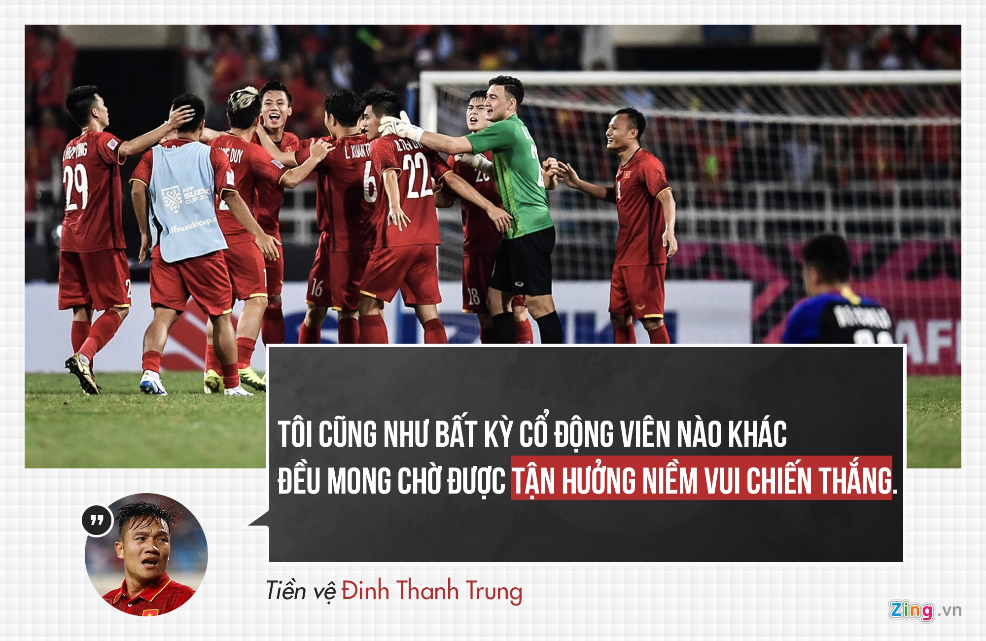 Doi tuyen Viet Nam nhan loi chuc anh 2