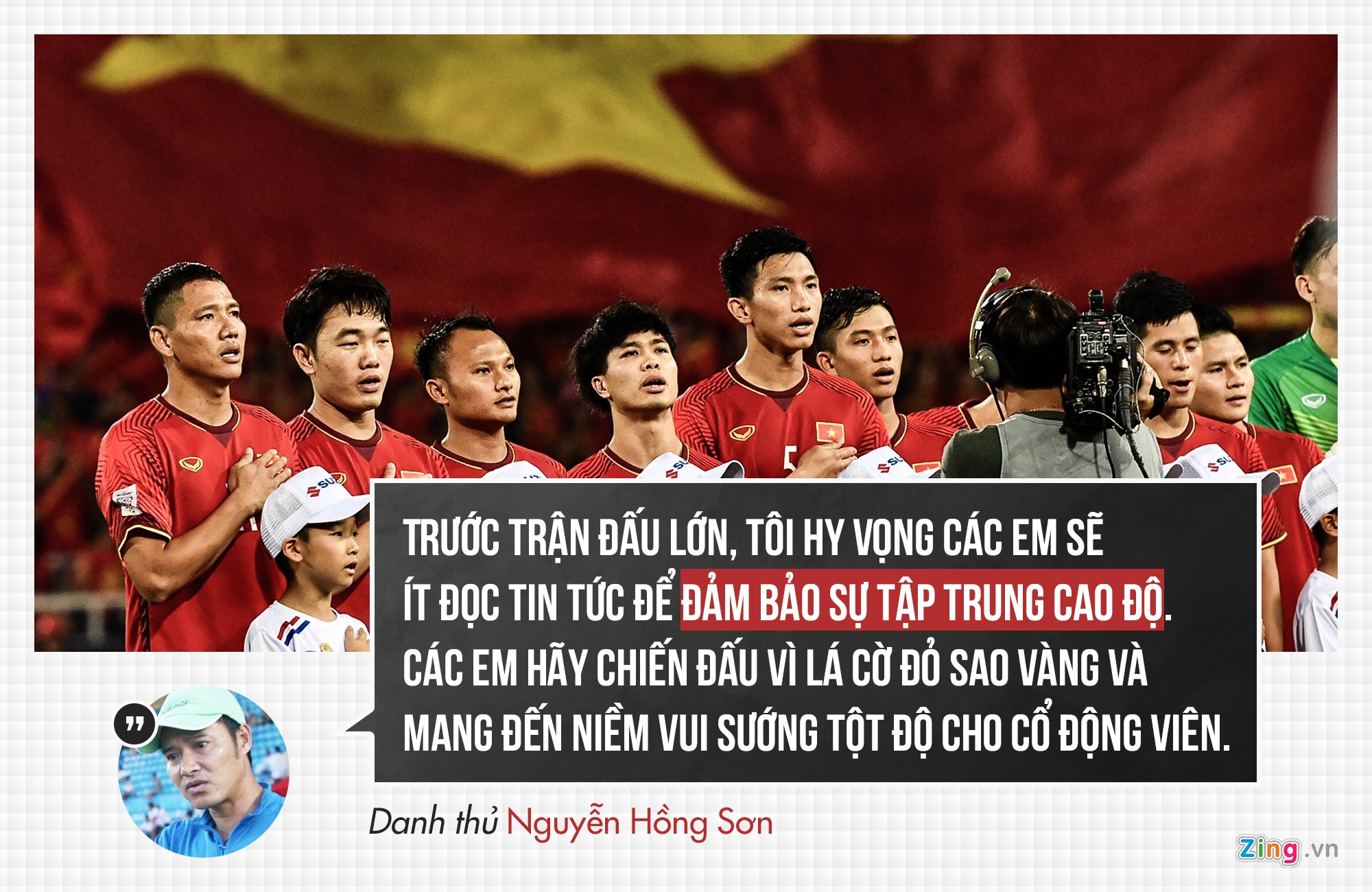 Doi tuyen Viet Nam nhan loi chuc anh 5