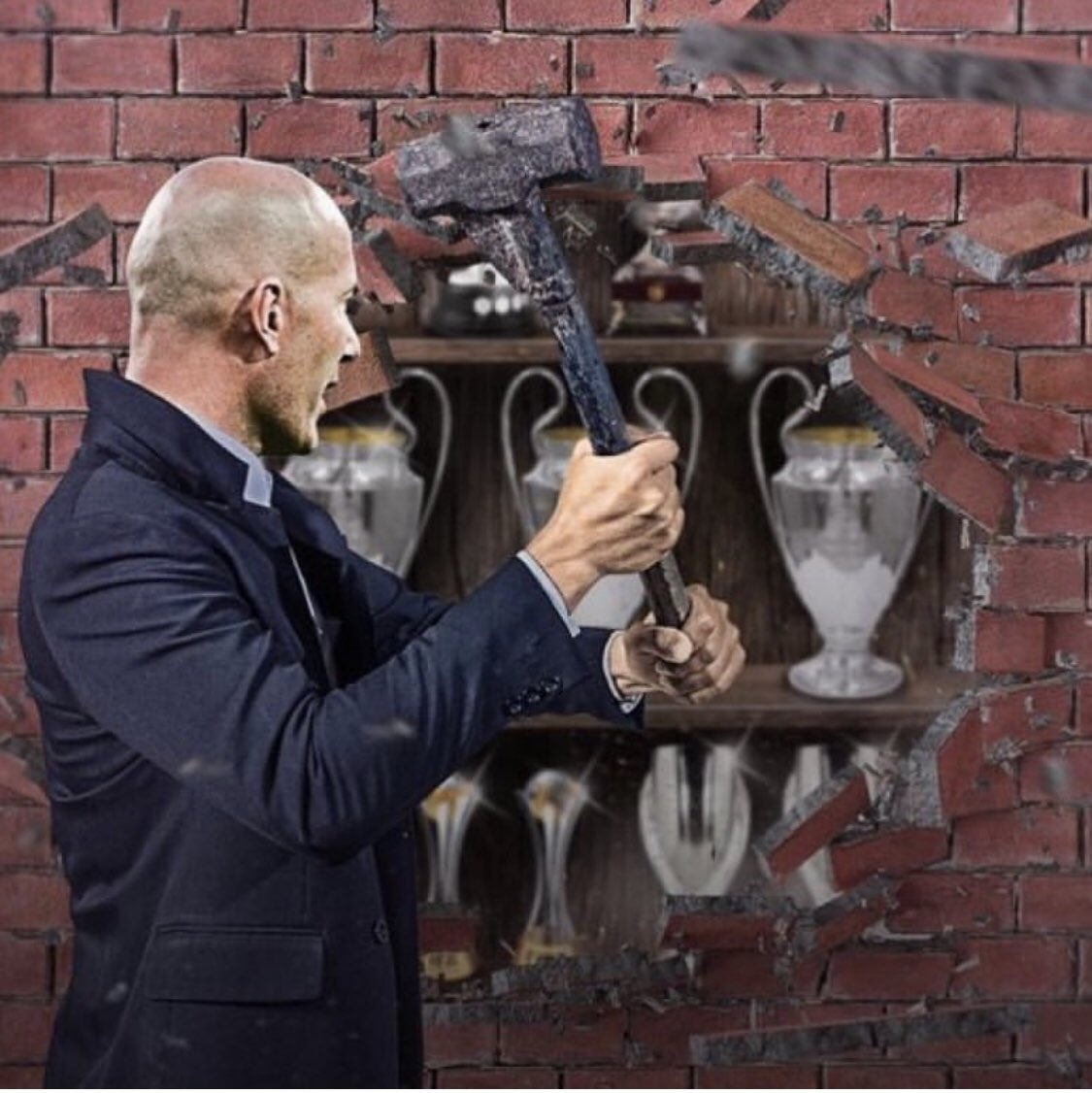 Anh che HLV Zidane du day tro ve giai cuu Real Madrid anh 3