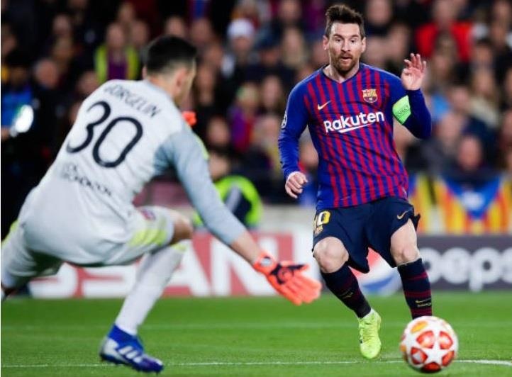 Messi va loat thong ke an tuong sau cu dup vao luoi Lyon anh 1