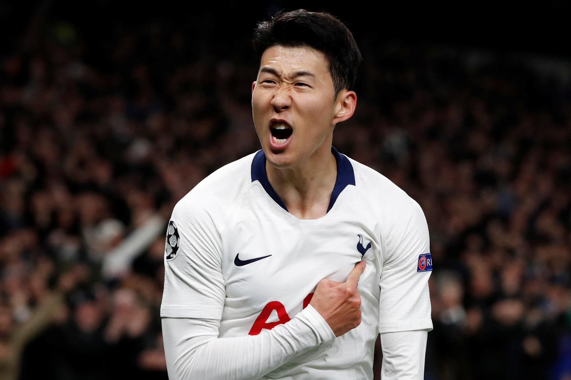 Son Heung-min noi bat o doi hinh ket hop Man City va Tottenham hinh anh