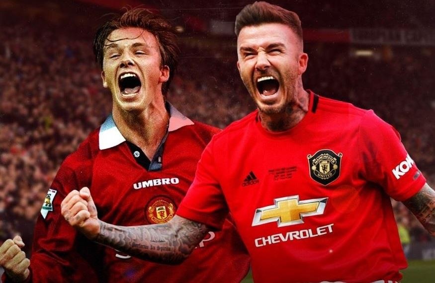 Loat anh ve David Beckham khien CDV MU song lai ky uc xua hinh anh