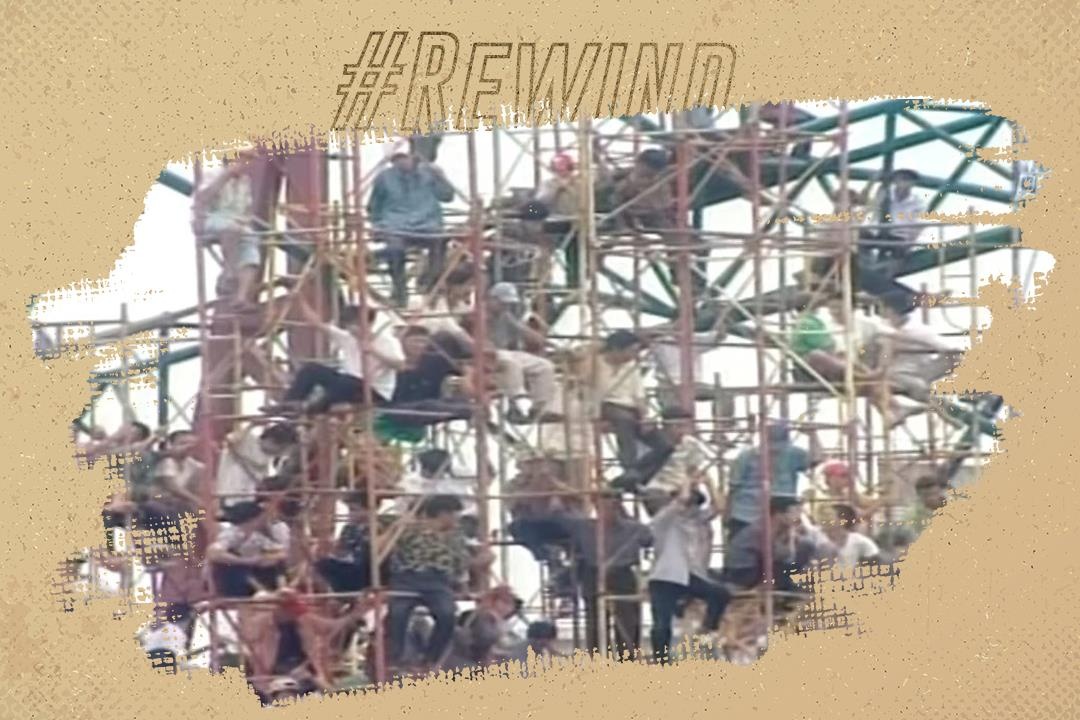 Canh vo san, CDV bat chap tinh mang xem HAGL dau Nam Dinh hinh anh