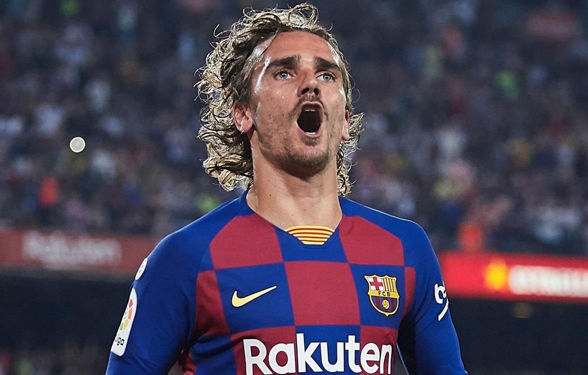 Griezmann lap cu dup, Barca thang tran dau tien o mua giai moi hinh anh