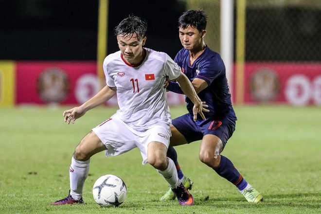 U19 Viet Nam dau voi Thai Lan anh 1