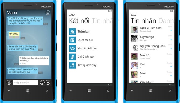 Zalo - manh ghep hoan hao cho dong Lumia hinh anh