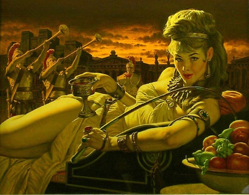 Hoang hau ban dam ngay trong hau cung hinh anh