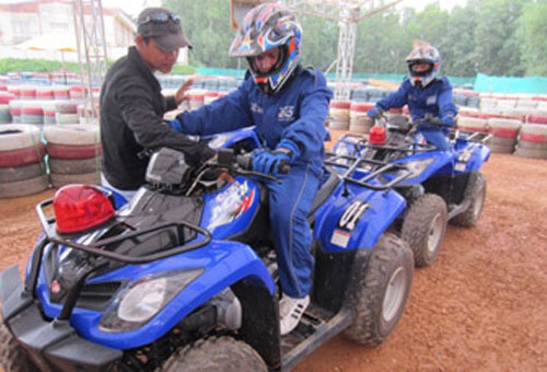 Duong dua xe dia hinh bon banh duy nhat o Viet Nam hinh anh