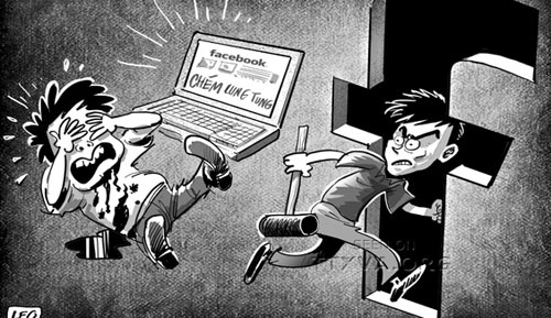 Bi phat 10 trieu dong vi lang ma sep cu tren Facebook hinh anh