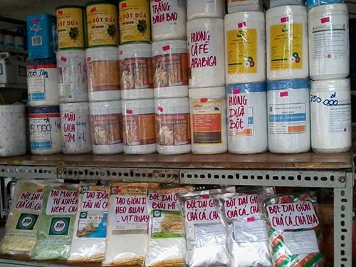 Ma tran thuc pham hoa chat bua vay nguoi tieu dung hinh anh