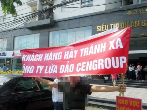 Nhung vu bieu tinh 'tai tieng' tai cac du an chung cu hinh anh
