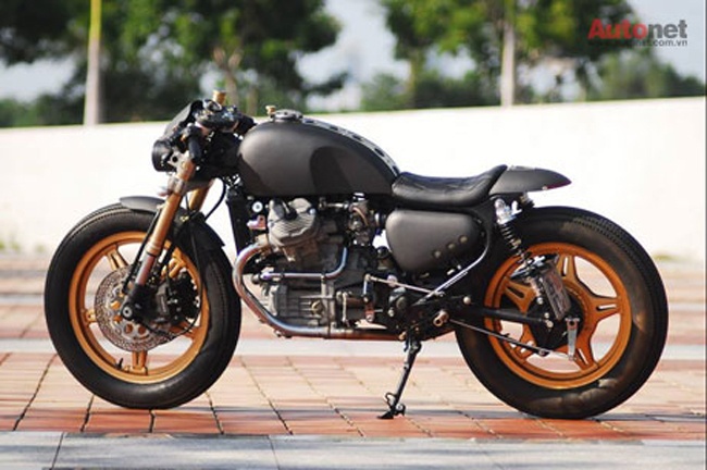 Honda GL400 do cafe racer doc dao tai Viet Nam hinh anh