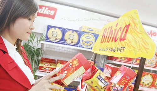 Lotte bong 'mem mai' voi banh ngot Bibica hinh anh