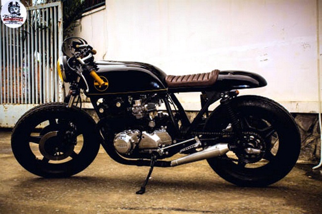 Ve dep Honda CB750 'cafe den dam dac' hinh anh