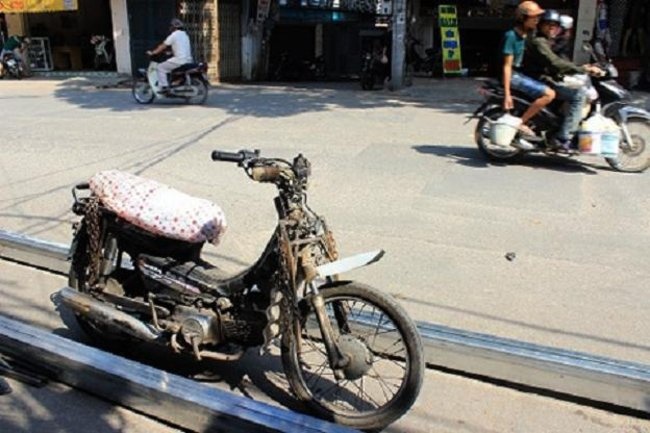 Xe may tro xuong, bang bo dieu khap Ha Thanh hinh anh