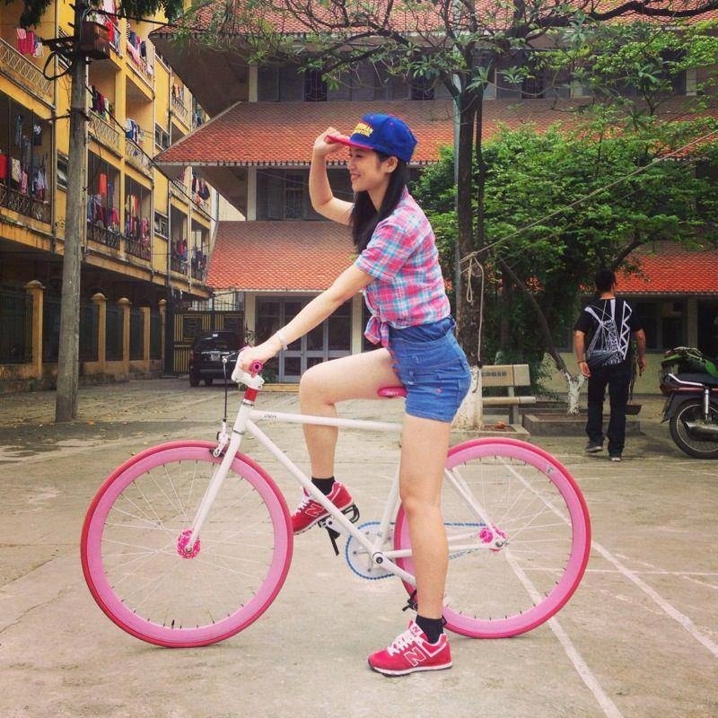 Xe dap khong phanh ‘hut’ khach hinh anh