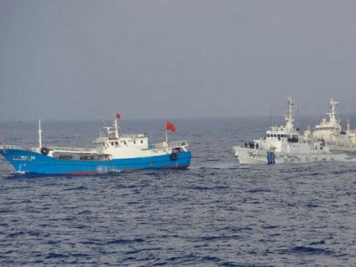 Nhat Ban bat thuyen truong tau Trung Quoc hinh anh