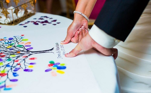 Tranh in dau van tay ‘hut’ gioi tre Ha thanh hinh anh